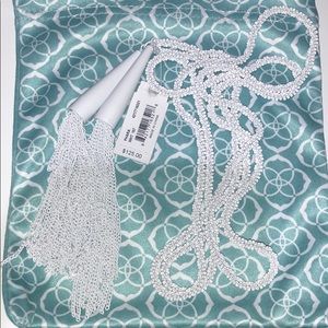 Kendra Scott Matte White Phara Necklace